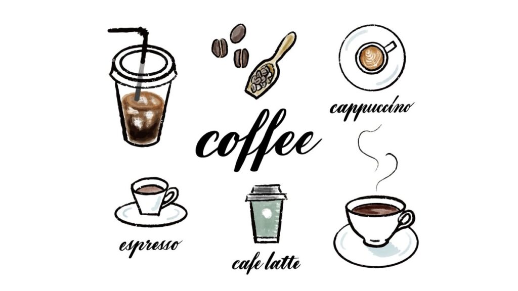 多種類のコーヒー